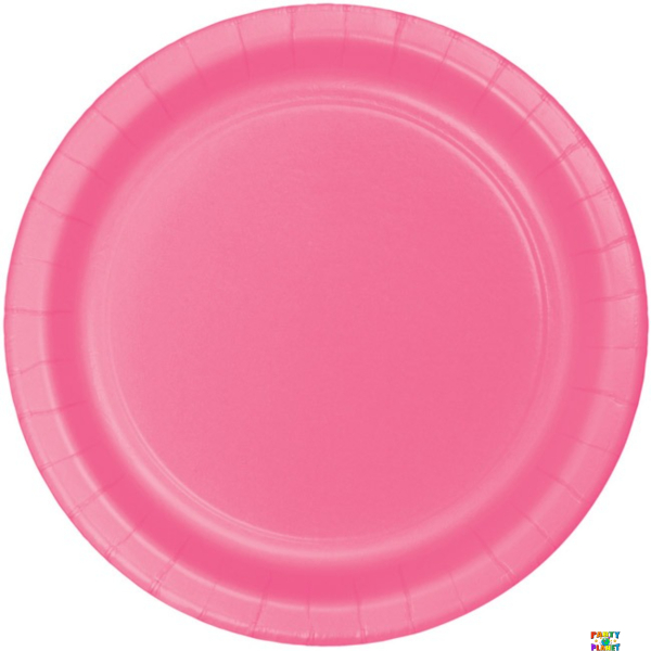 Candy Pink 9" Paper Plate 24ct.