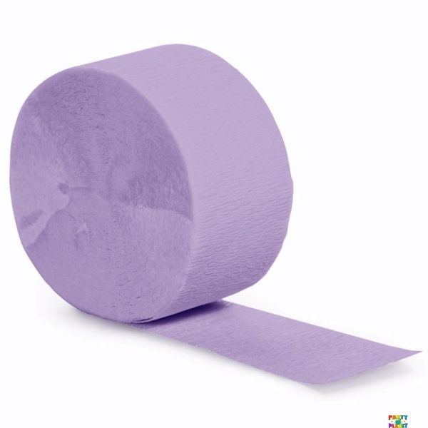 French Violet 81ft Crepe Streamer