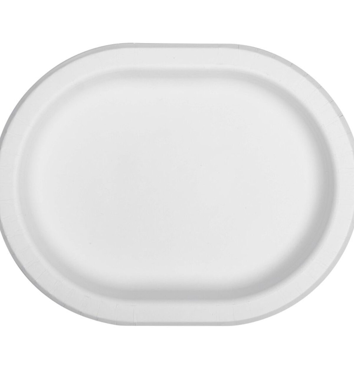 White Paper Oval Platter 8ct.