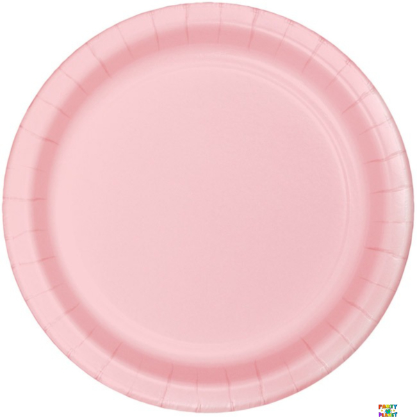 Classic Pink 9" Paper Plates 24ct.