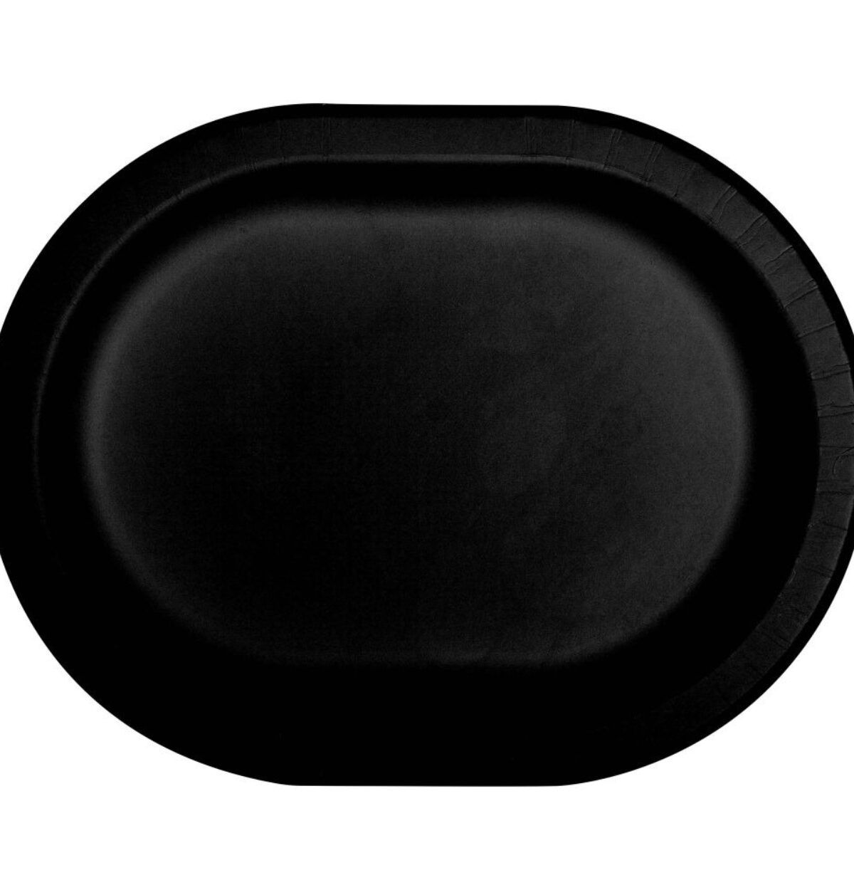 Black Velvet Paper Oval Platter 8ct. Extra Strong