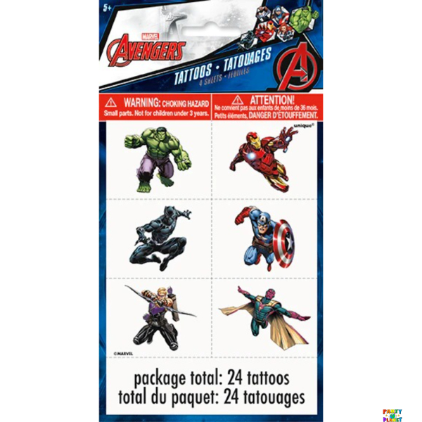Avengers Powers Unite Tattoos