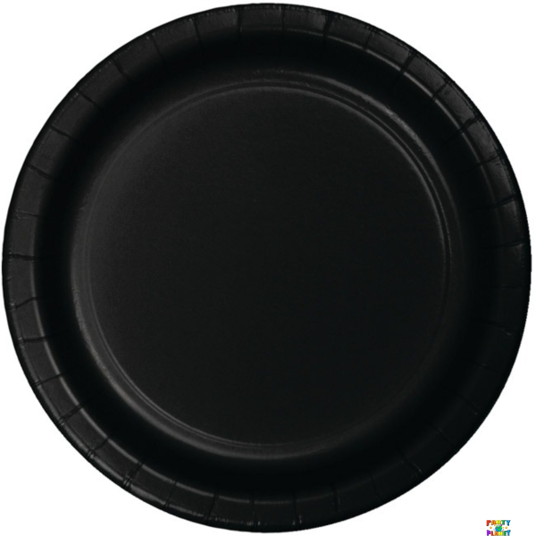 Black Velvet Paper Plates 24ct. 9"