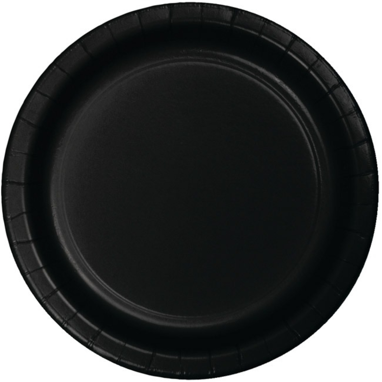 imgi_38_7438-1.jpg Black Velvet Paper Plates 24ct. 9" - Image 1