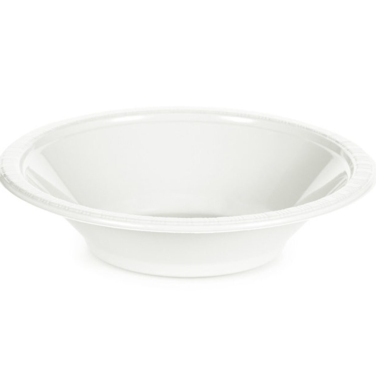 White 12oz Plastic Bowl 20ct