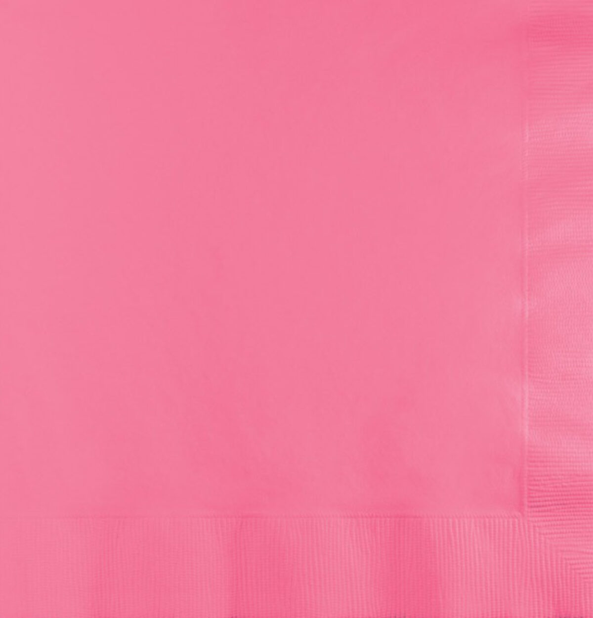Candy Pink 3ply Beverage Napkin 50ct.