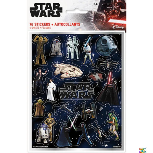 Star Wars Classic Sticker Sheets 4ct.