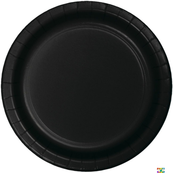 Black Velvet 7" Paper Plates 24ct.