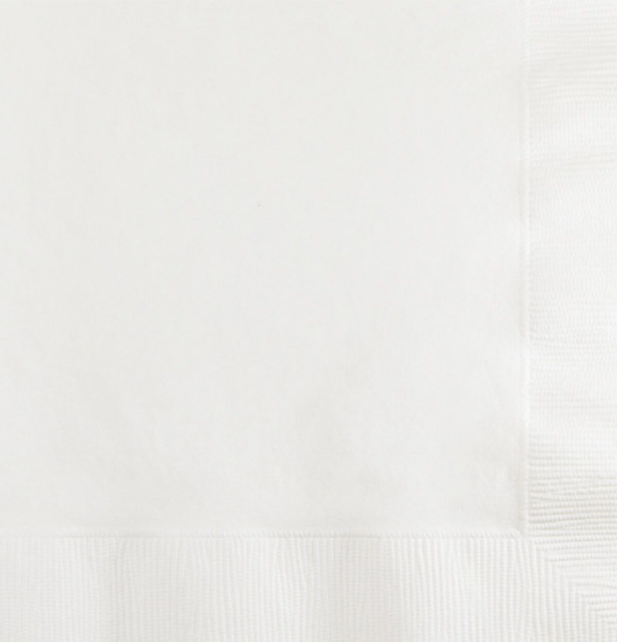 White 3ply Beverage Napkin 50ct.