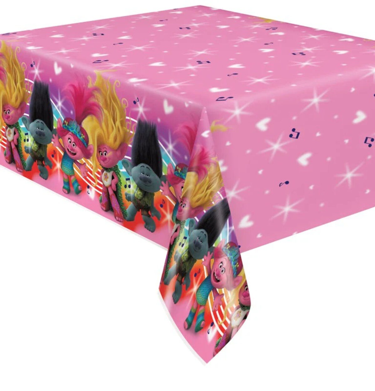 Trolls Rectangular Plastic Table Cover 54" x 84"