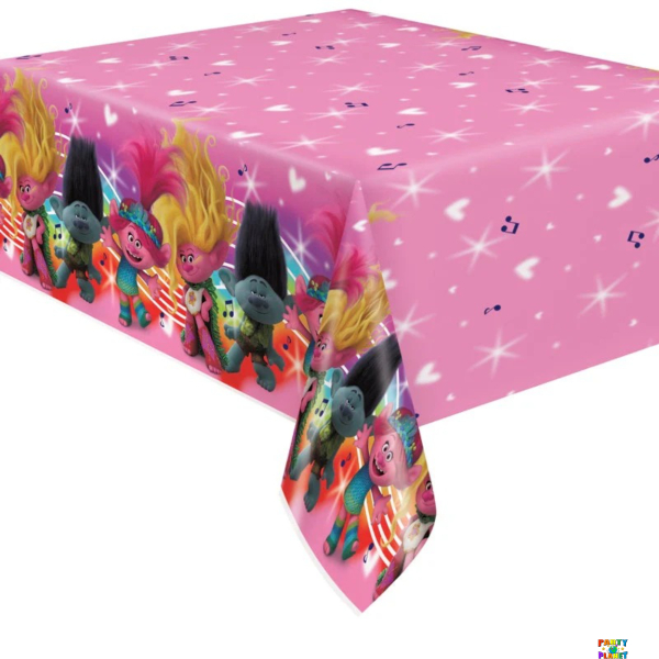 Trolls Rectangular Plastic Table Cover 54" x 84"