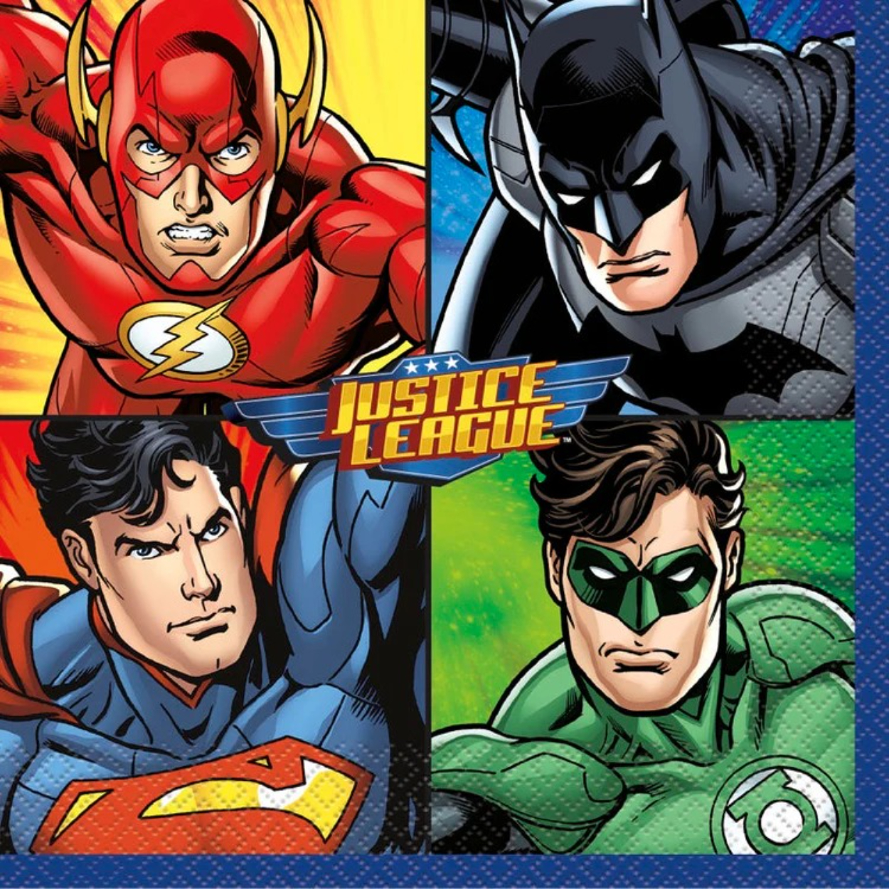 imgi_45_49962_c65e79fb-a264-4e6e-a4d0-3ced89b6a27a.jpg JUSTICE LEAGUE BEVERAGE NAPKINS - Image 1