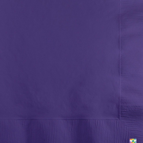 Purple Birthday Luncheon Napkins 16ct - Foil Stamping