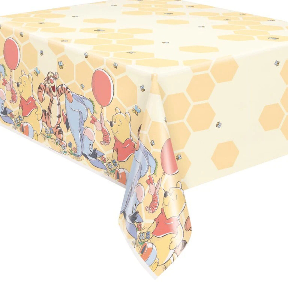 Disney Winnie the Pooh Rectangular Plastic Table Cover 54" x 84"