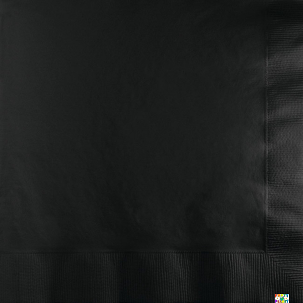 Black Velvet 3ply Lunch Napkins 50ct