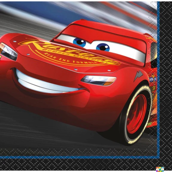 Disney Cars 3 Movie Beverage Napkins 16ct.