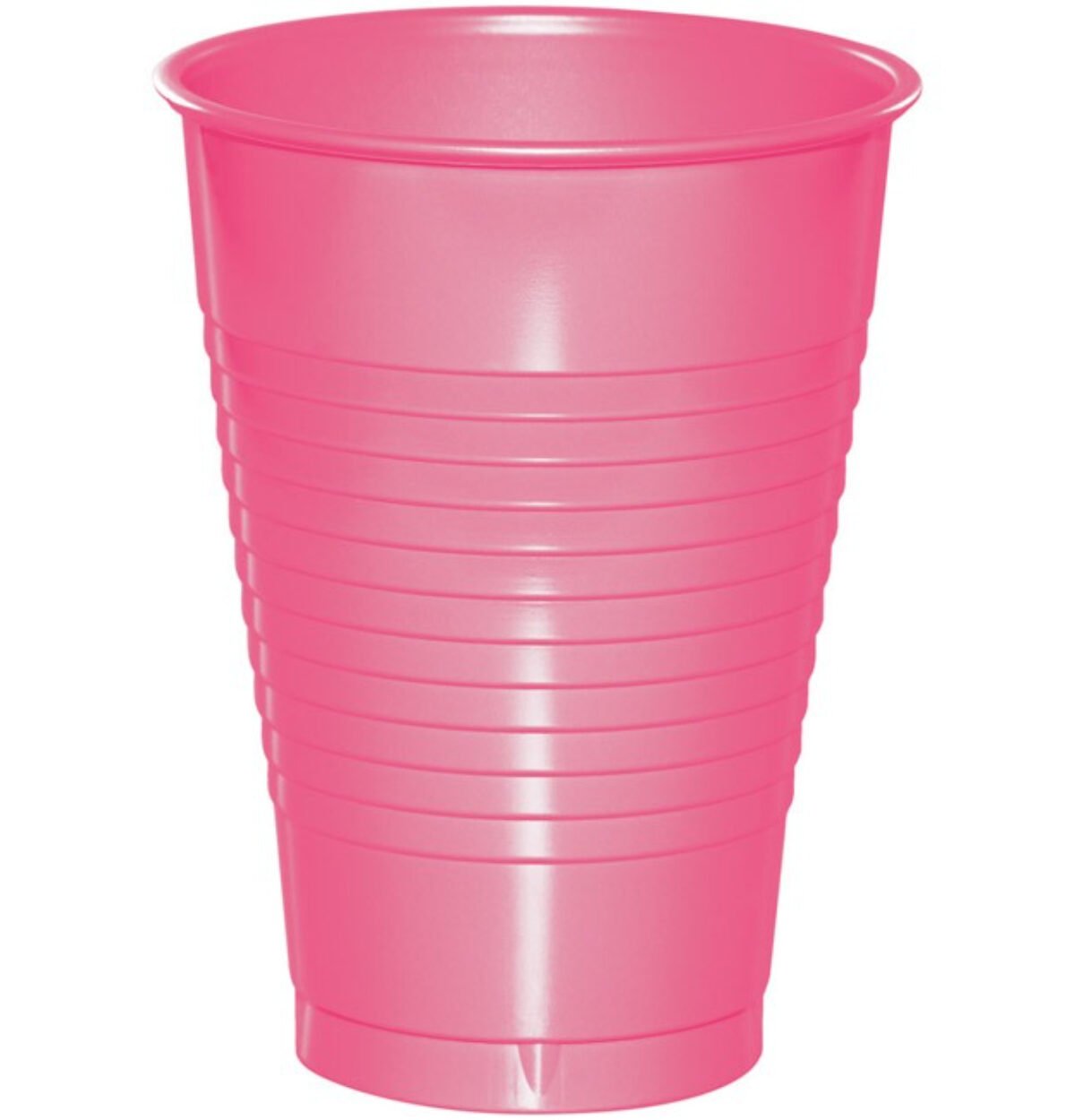 Candy Pink 16oz Plastic Cups 20ct.