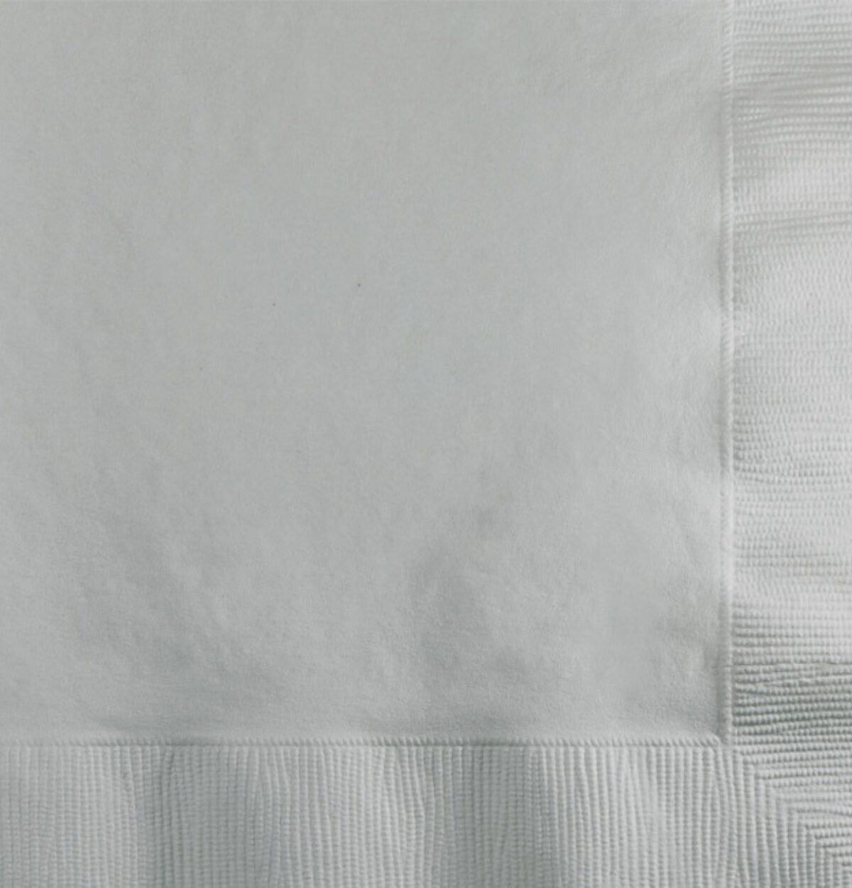 Shimmering Silver 3ply Beverage Napkins 50ct.
