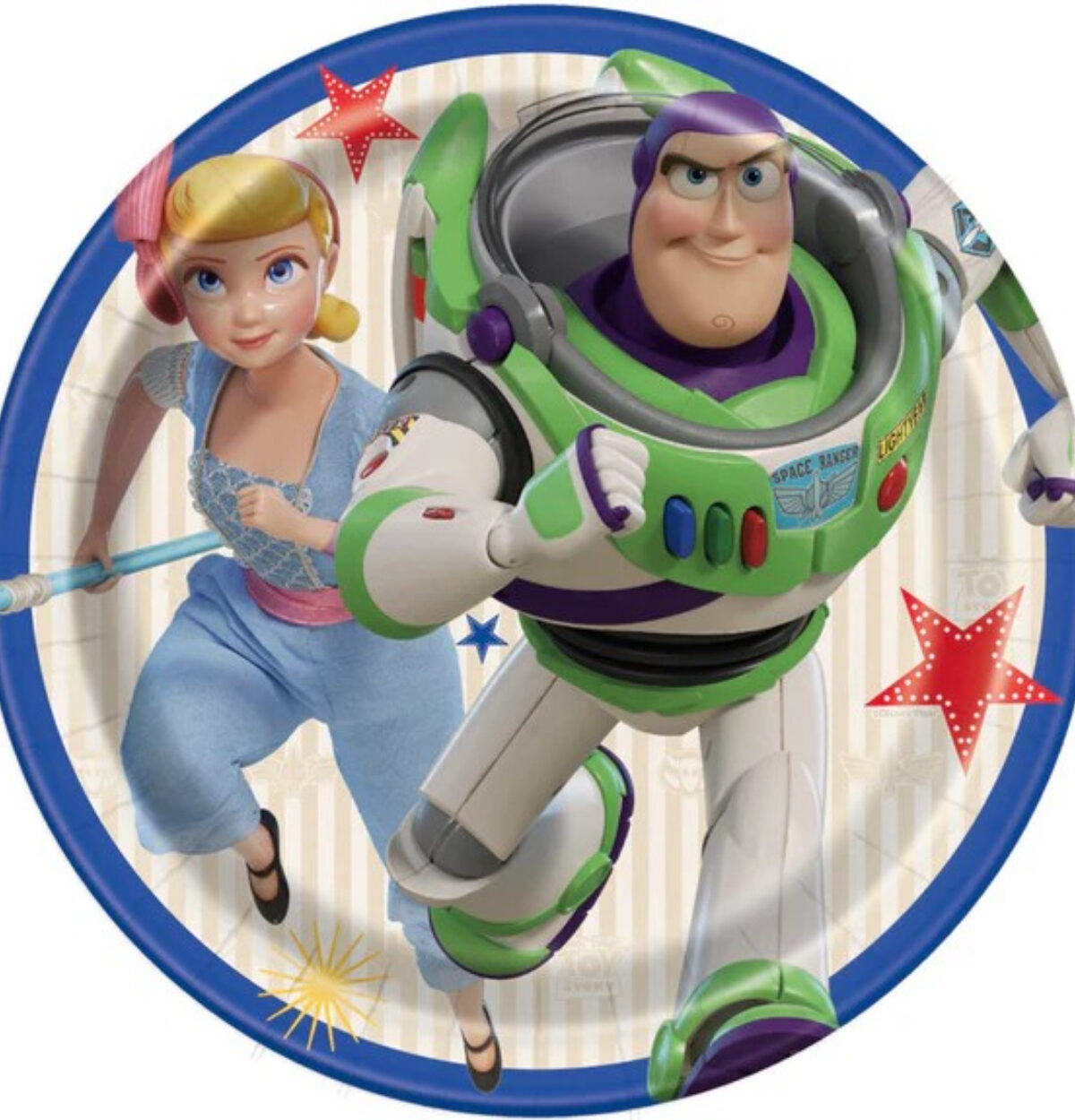Disney Toy Story 4 Round 7" Dessert Plates 8ct