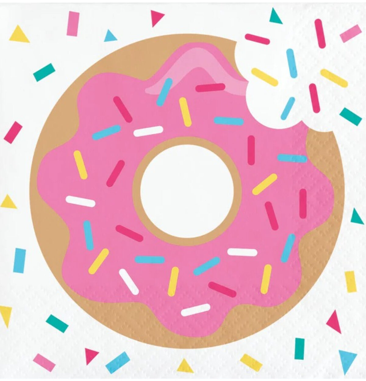 DONUT TIME BEVERAGE NAPKINS 16ct.