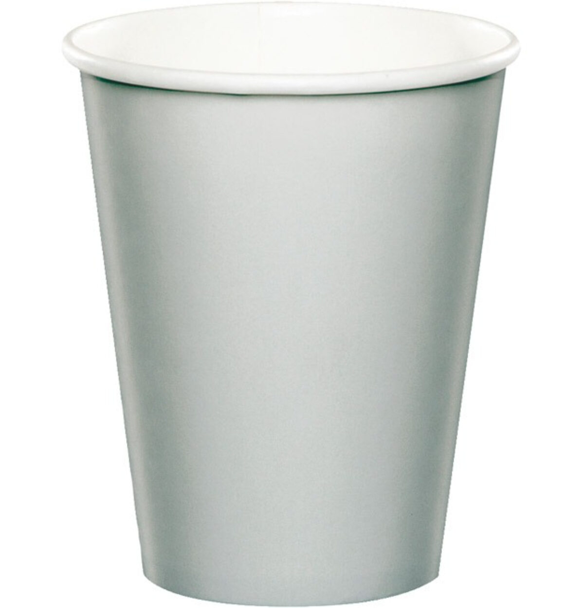 Shimmering Silver 9oz Paper Cups 24ct