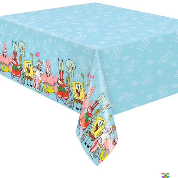 SpongeBob SquarePants Rectangular Plastic Table Cover 54"x84"