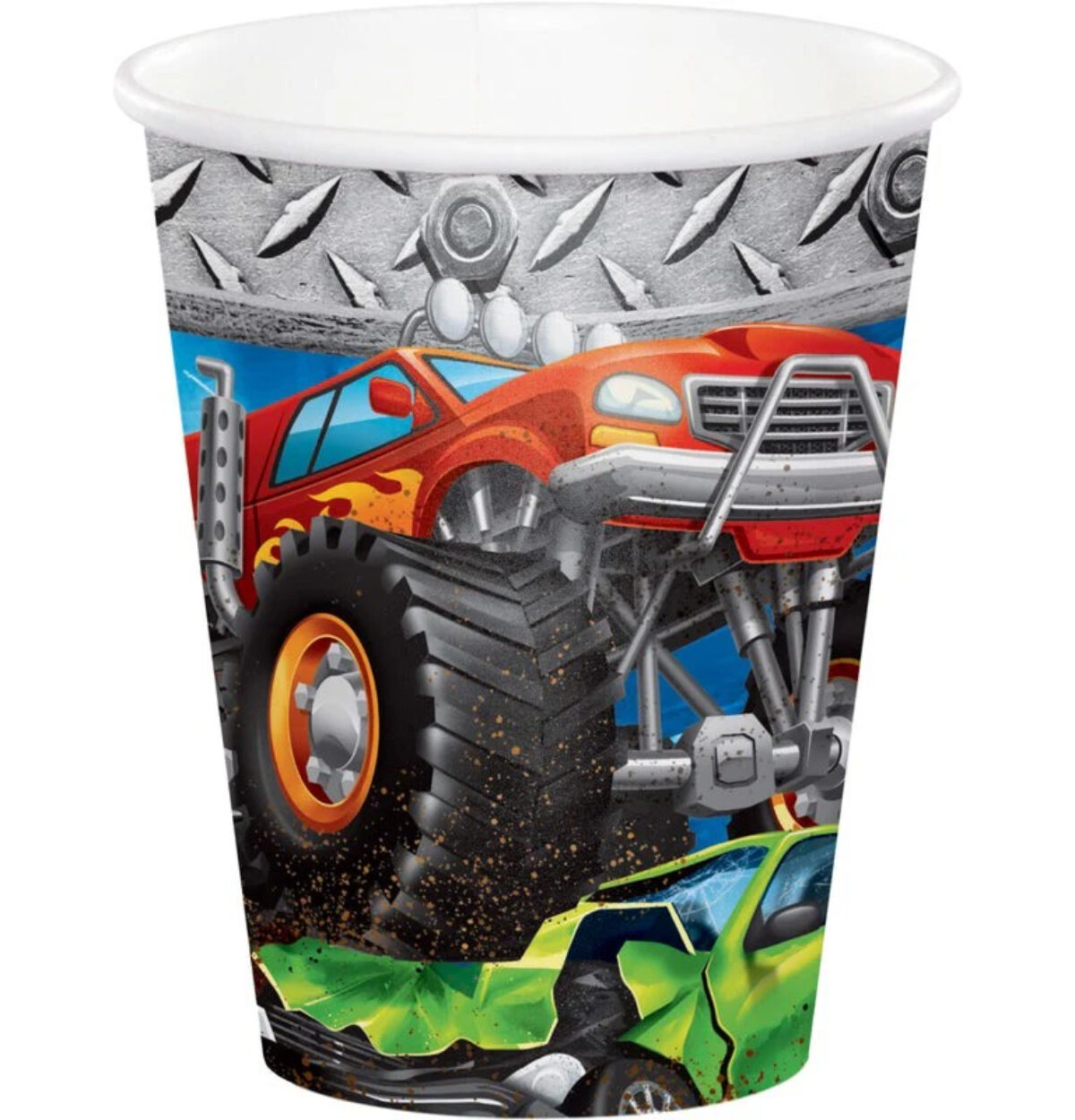 Monster Truck Rally 9oz Cups 8ct.
