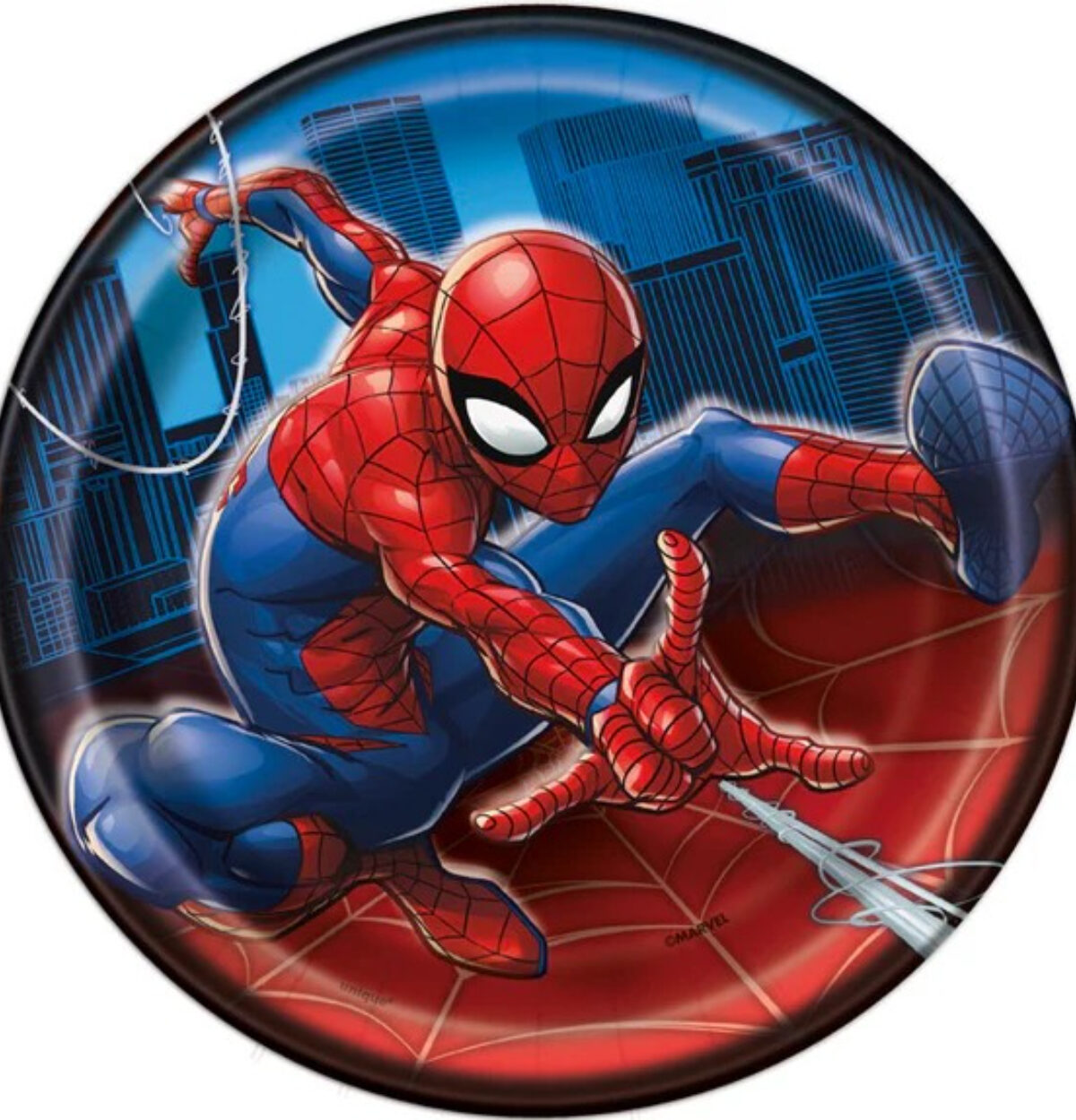 SpiderMan Round 7" Dessert Plates 8ct.