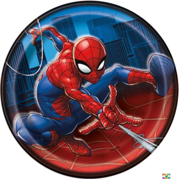 SpiderMan Round 7" Dessert Plates 8ct.