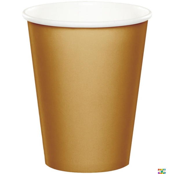 Glittering Gold 9oz Cups 24ct.
