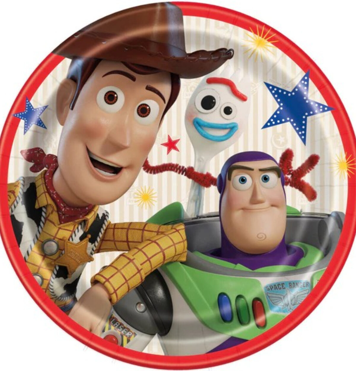 Disney Toy Story 4 Round 9" Dinner Plates 8ct.
