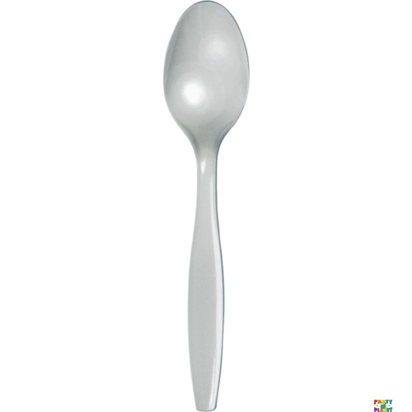 Shimmering Silver Spoons 24ct.