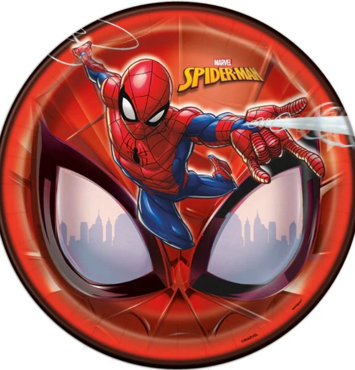 SpiderMan Round 9" Dinner Plates 8ct.