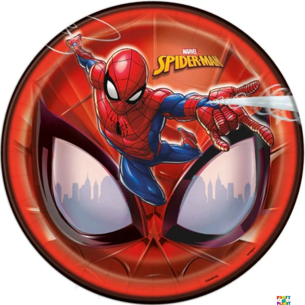 SpiderMan Round 9" Dinner Plates 8ct.