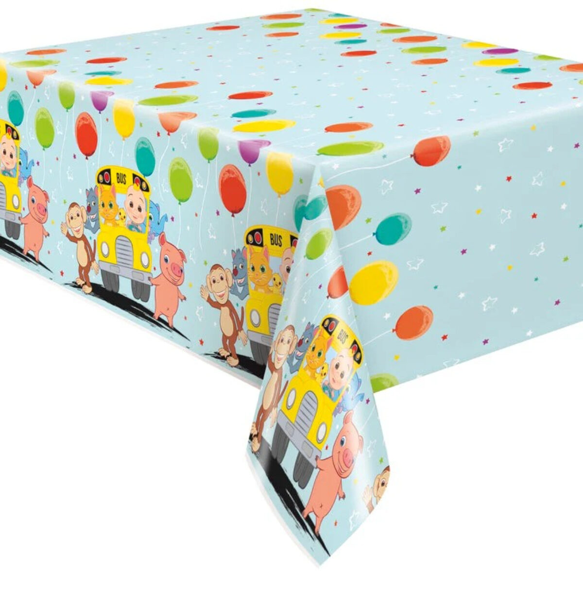 Cocomelon Rectangular Plastic Table Cover 54" x 84"