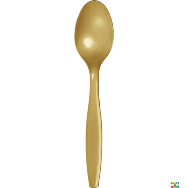 Glittering Gold Spoons 24ct.