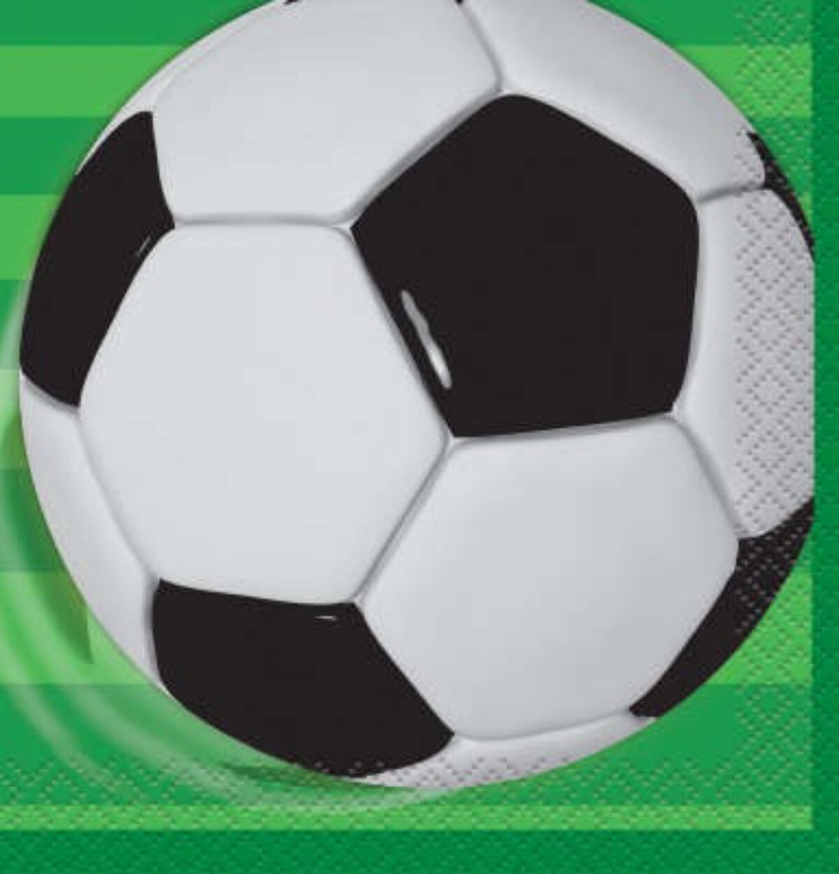 3D SOCCER BEVERAGE NAPKINS 16CT.