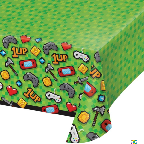GAMING PARTY PLASTIC TABLE COVER