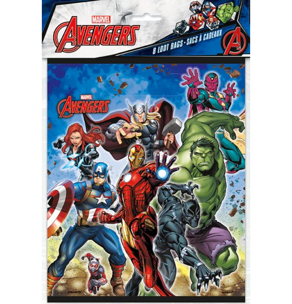 Avengers Loot Bags 8ct.