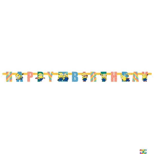 Despicable Me "Happy Birthday" Jointed Banner 6.5 ft.