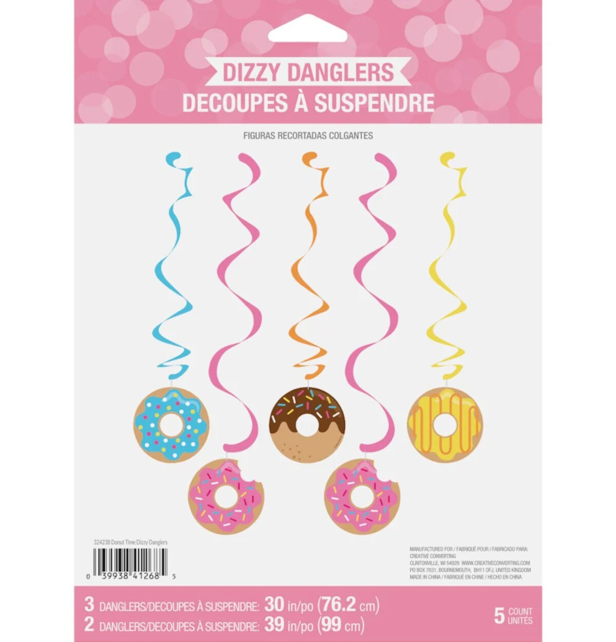 Donut Time Dizzy Danglers