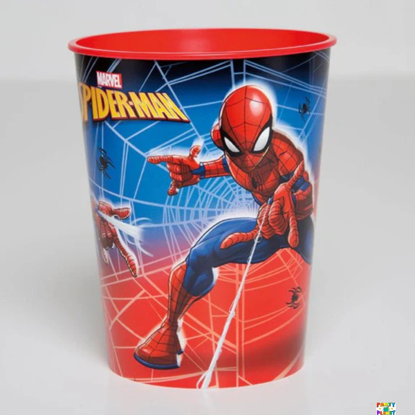 SpiderMan 16oz Plastic Stadium Cup