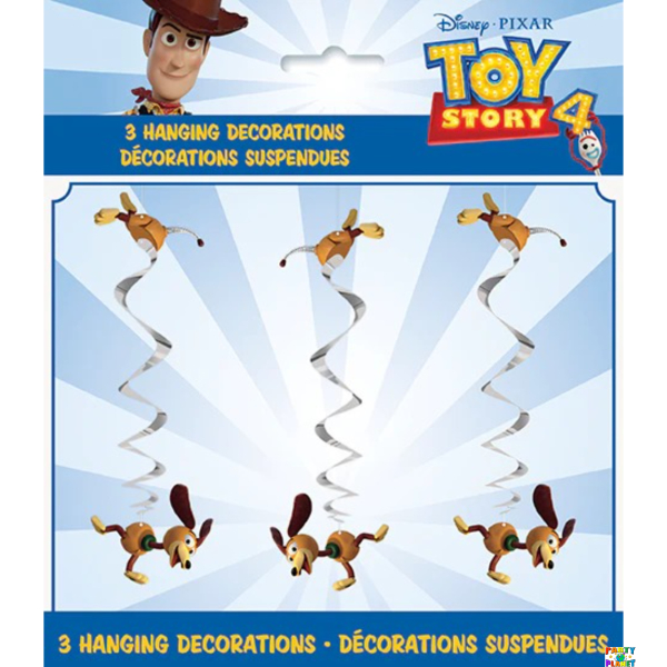 Disney Toy Story 4 Hanging Swirl Decorations 26" 3ct.