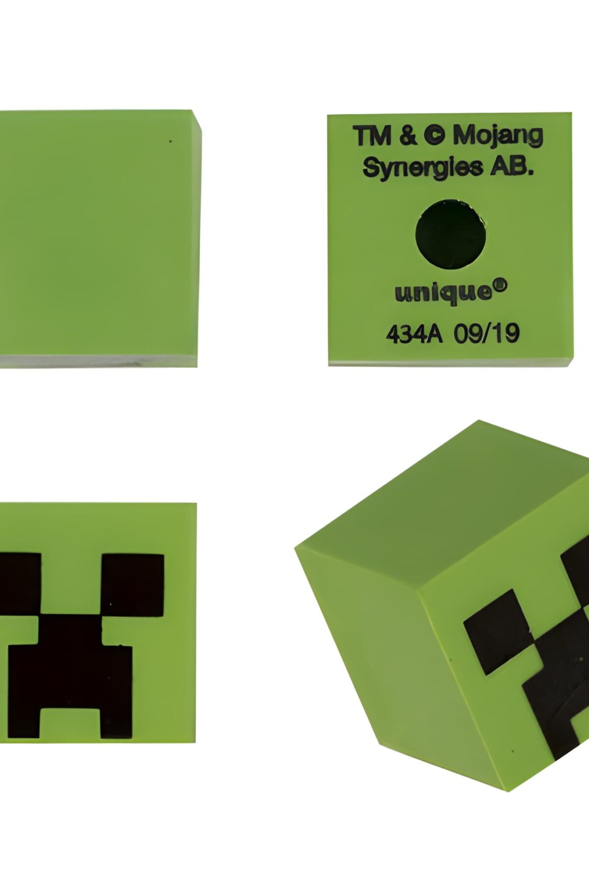 4CT MINECRAFT PENCIL TOP ERASER