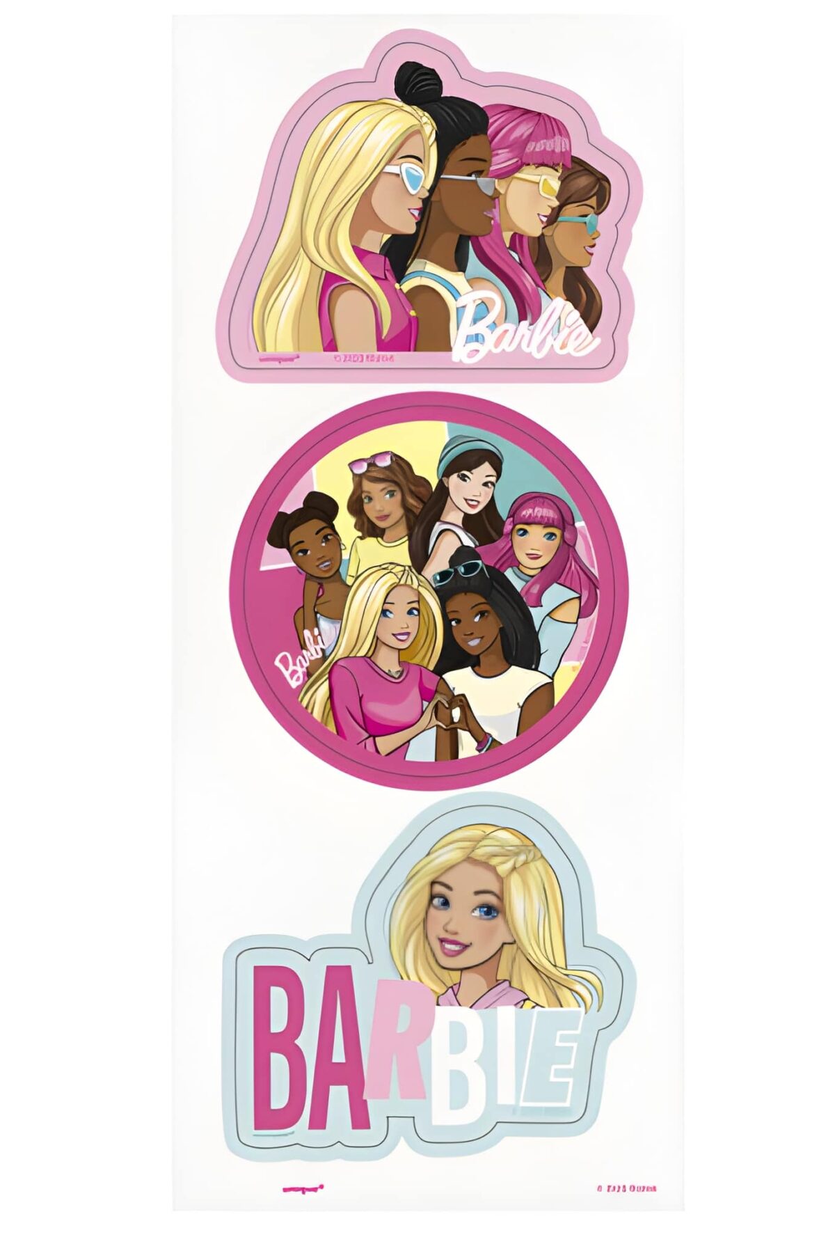 BIG BARBIE STICKER SHEETS