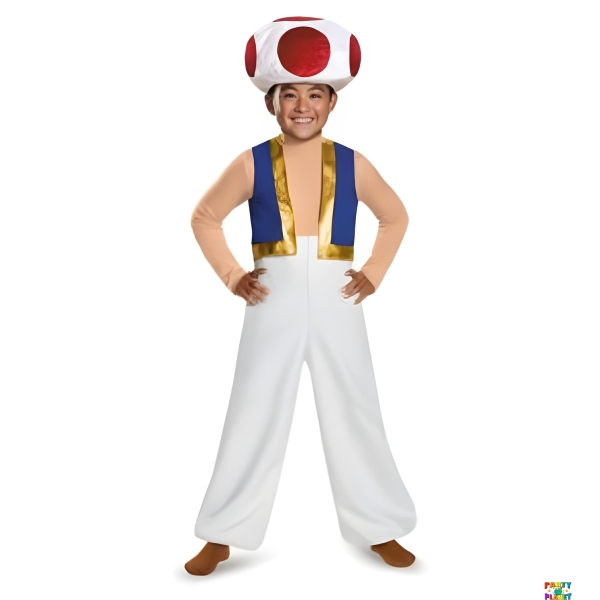 Child Toad Deluxe 4-6 Child Costume - Nintendo