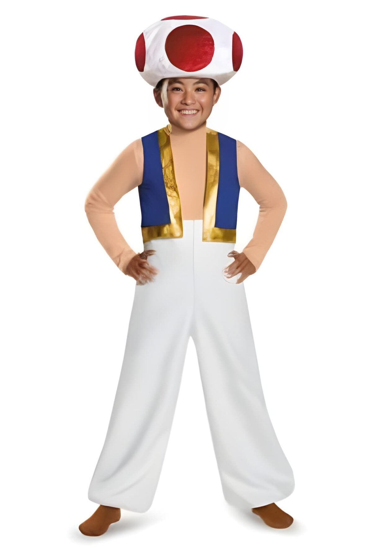 Child Toad Deluxe 10-12 Costume - Nintendo