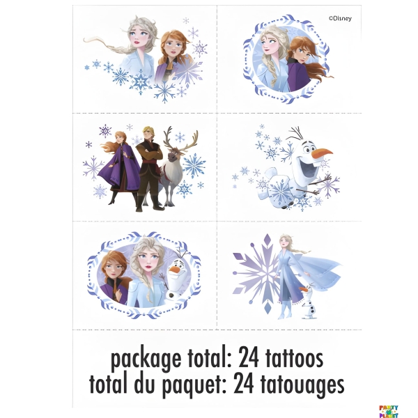 Disney Frozen 2 Tattoos 24ct.