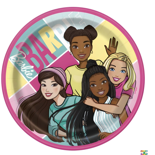 8CT. BARBIE 7" PLATES