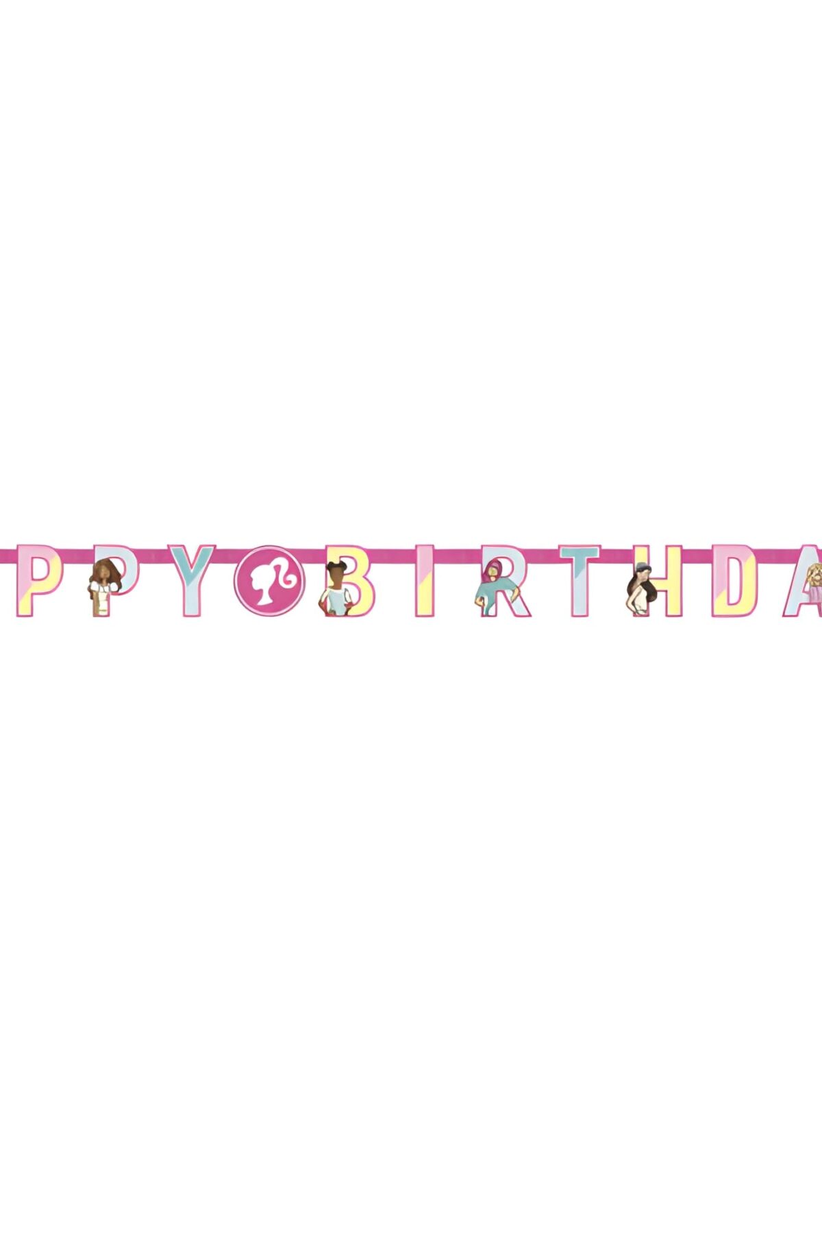 Barbie "Happy Birthday" Jointed Banner